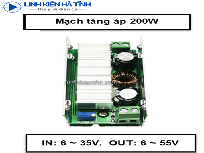 MẠCH TĂNG ÁP 12v 7A 200W MẠCH TĂNG ÁP 12v 7A 200W